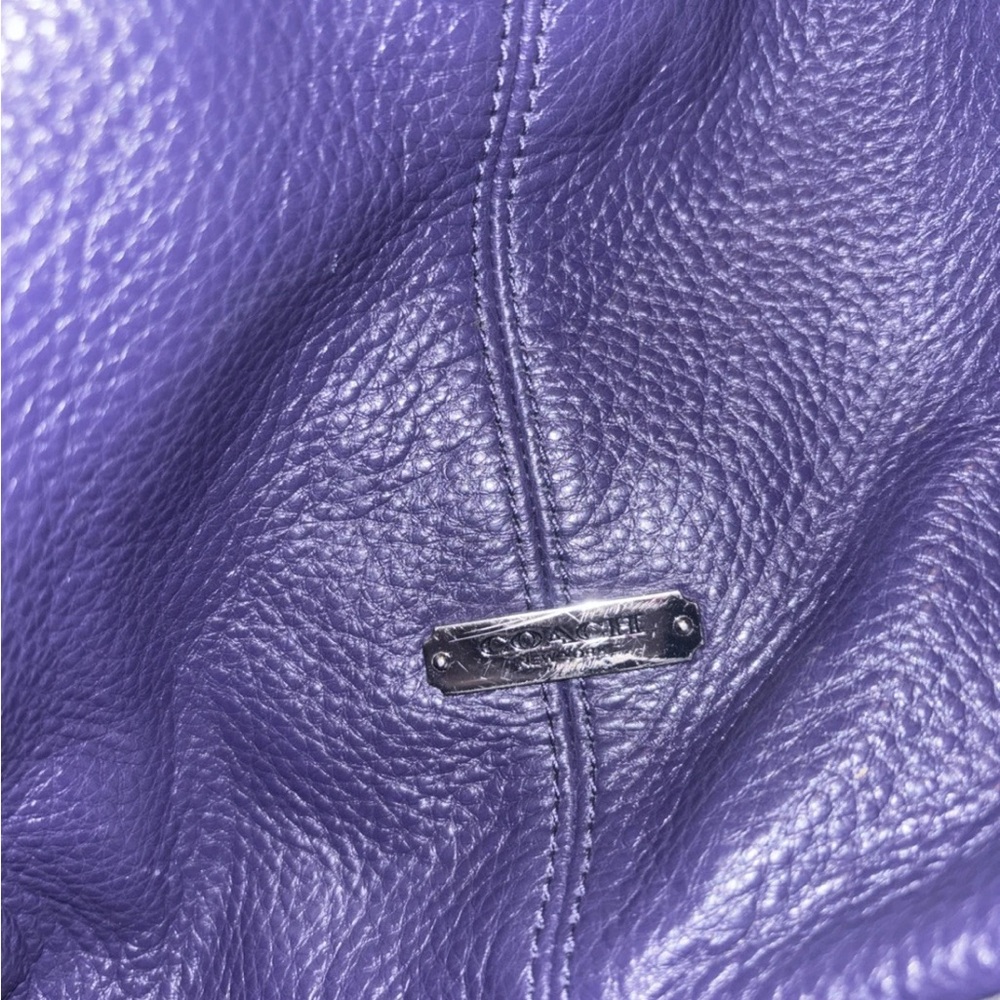 Purple Leather purse